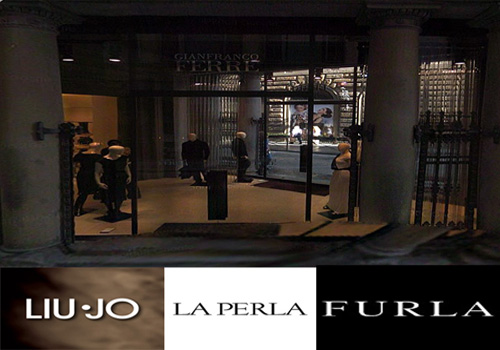 Fashion streets in Florence, Italy: Via della Vigna Nuova