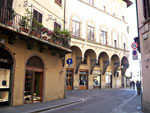 Fashion street in Florence, Italy: Via della Vigna Nuova
