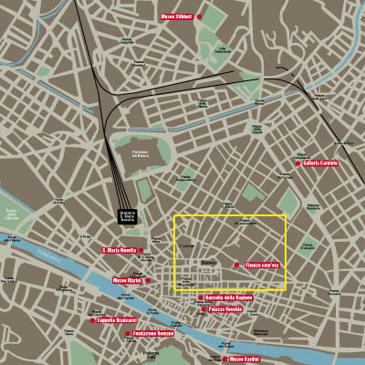 Firenze: Museo 'Firenze com'era', cartina per arrivare