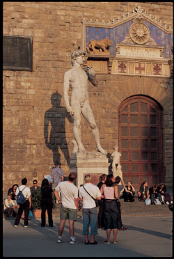 Firenze: il David in Piazza Signoria