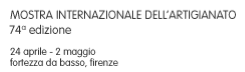 Mostra dell'artigianato a Firenze, edizione 2007