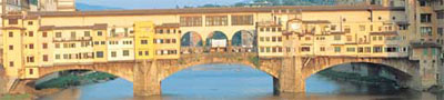 Vista del Ponte Vecchio a Firenze