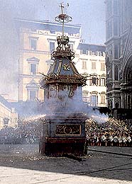 Folklore a Florence: Scoppio del Carro