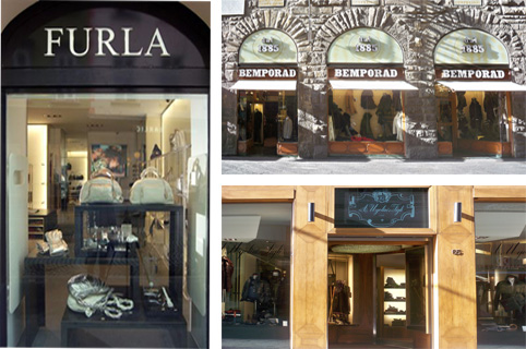 Fashion street in Florence: Via Calzaiuoli