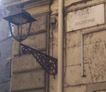 Fashion street in Florence, Italy: Via del Parione
