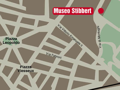 Museu Stibbert, mapa de localiza��o